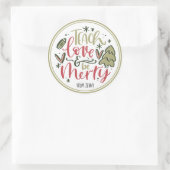 Kerstleraar Citaat Gift Label (Tas)