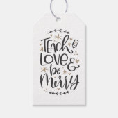 Kerstleraar Citaat Gift Labels Cadeaulabel (Voorkant)