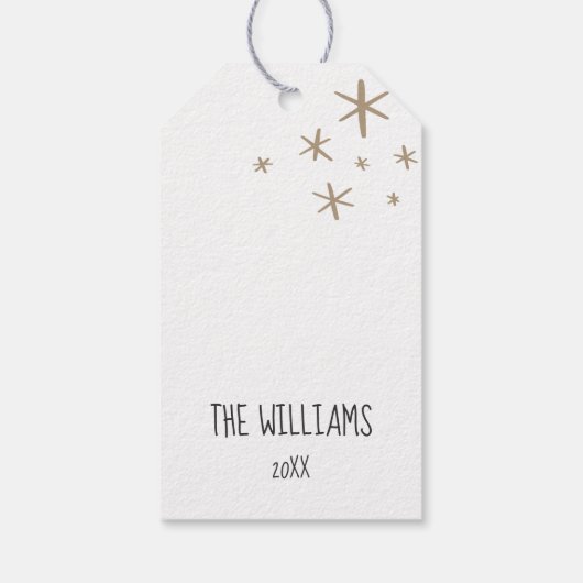 Kerstleraar Citaat Gift Labels Cadeaulabel (Achterkant)