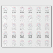 Kerstleraar Dank u gepersonaliseerde Hero Gift Cadeaupapier (Vlak)