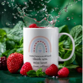 Kerstleraar Dank u gepersonaliseerde Hero Gift Grote Koffiekop