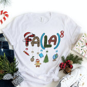 Kerstleraar Fa La La La School Education Fun Tri-Blend Shirt