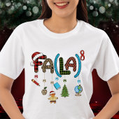 Kerstleraar Fa La La La School Education Fun Tri-Blend Shirt