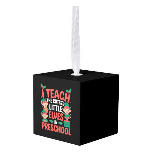 Kerstleraar Ik Leer Cute Elfen Preschool Decoratie