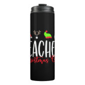 Kerstleraar, kerstman thermosbeker (Voorkant)