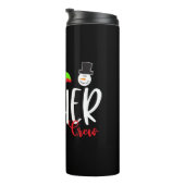 Kerstleraar, kerstman thermosbeker (Geroteerd rechts)