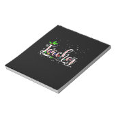 Kerstleraar Notitieblok (Linkerzijde)