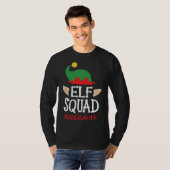 kerstleraar op het Elf-plein Kindergarten T-shirt (Voorkant volledig)