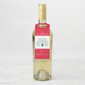 Kerstleraar regenboog leuke lijst schattige cadeau flessenhanger (Op fles)