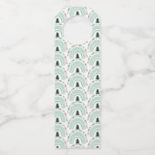 Kerstleraar regenboog leuke lijst schattige cadeau flessenhanger (Achterkant)