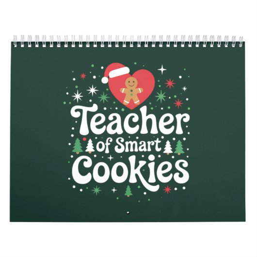 Kerstleraar van slimme koekjes kalender (Hoes)