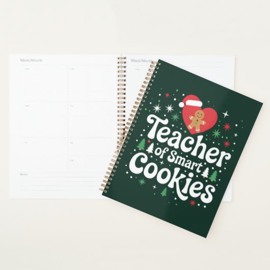 Kerstleraar van slimme koekjes planner (Display)