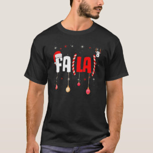 Kerstleraar Wiskunde Fa La8-vergelijkingen Fa La L T-shirt