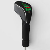 Kerstleraar Wiskunde Golfheadcover (Schuin)