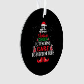 Kerstleraren, trainers voor schonere zorg ornament (voorkant)