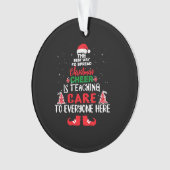 Kerstleraren, trainers voor schonere zorg ornament (voorkant)