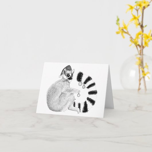 Kerstleur Kaart (Gele Bloem)