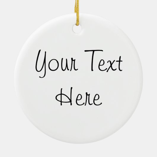 Kerstleur Keramisch Ornament (Achterkant)