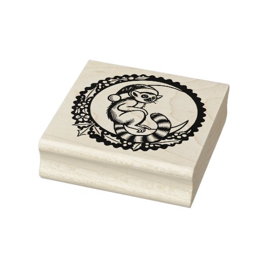 Kerstleur Rubberstempel (Stempel)