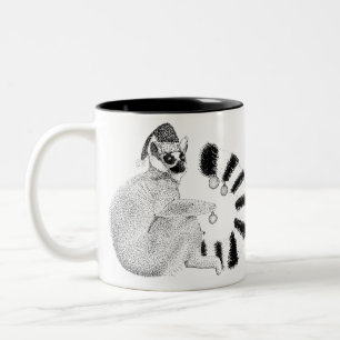 Kerstleur Tweekleurige Koffiemok