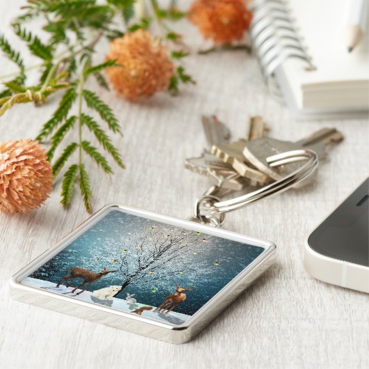 Kerstleven Sleutelhanger (Zijkant)