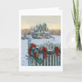 kerstlevering feestdagen kaart (Voorkant)