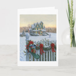 kerstlevering feestdagen kaart