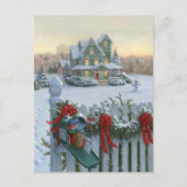 kerstlevering feestdagenkaart (Voorkant)