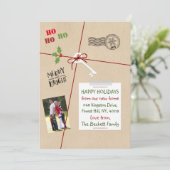 kerstlevering nieuwe thuisfeestdag Kaarten (Staand voorkant)