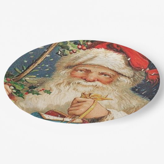  kerstlevering papieren bordje (Gekanteld)