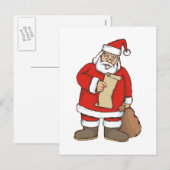 kerstlezen feestdagenkaart (Voorkant / Achterkant)