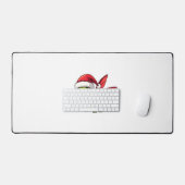 Kerstlibel Santa Hat Funny Xmas Kinder Bureaumat (Keyboard & Muis)