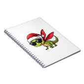 Kerstlibel Santa Hat Funny Xmas Kinder Notitieboek (Rechterzijde)