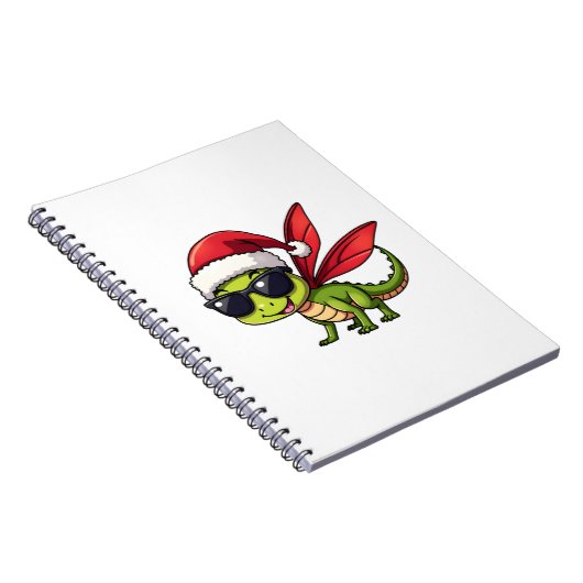 Kerstlibel Santa Hat Funny Xmas Kinder Notitieboek (Rechterzijde)