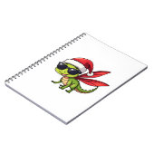 Kerstlibel Santa Hat Funny Xmas Kinder Notitieboek (Linkerzijde)