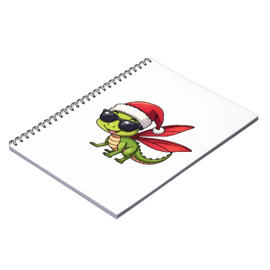 Kerstlibel Santa Hat Funny Xmas Kinder Notitieboek (Linkerzijde)