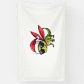 Kerstlibel Santa Hat Funny Xmas Kinder Spandoek (Verticaal)