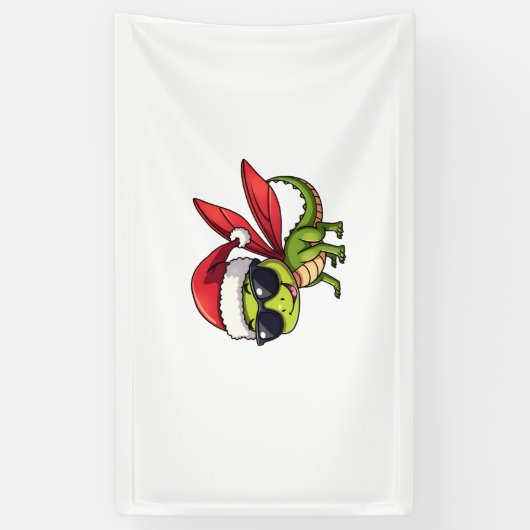 Kerstlibel Santa Hat Funny Xmas Kinder Spandoek (Verticaal)