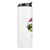 Kerstlibel Santa Hat Funny Xmas Kinder Thermosbeker (Gedraaid links)