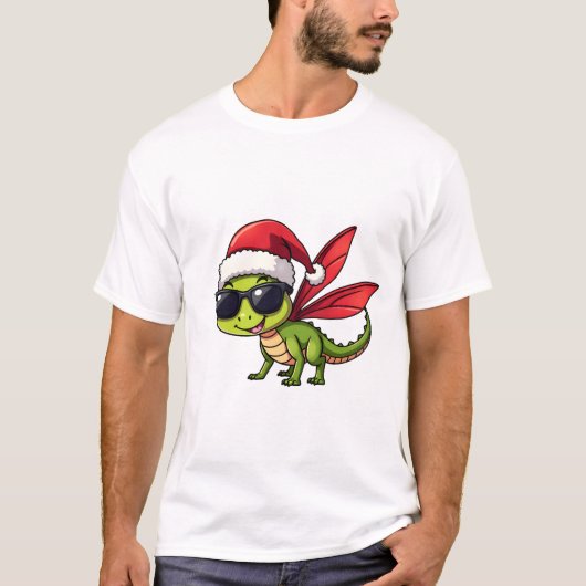 Kerstlibelle Sinterklaas Muts Grappig Kerst Kinder T-shirt (Voorkant)