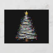 Kerstlicht Boom Vakantie  Feestdagenkaart (Voorkant)