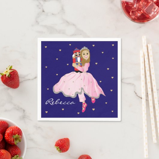 Kerstlicht Bruin Ballerina Clara Bord Servet (Insitu)