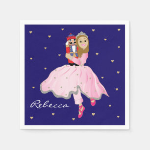 Kerstlicht Bruin Ballerina Clara Bord Servet