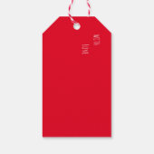 Kerstlicht Cadeaulabel (Achterkant)