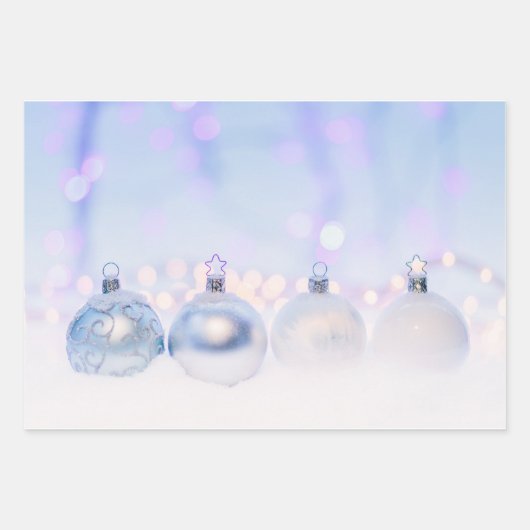 Kerstlicht en decoratiepapier inpakpapier vel (Voorkant 3)