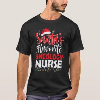 Kerstlicht Favoriete Oncologieverpleegster van Sin T-shirt