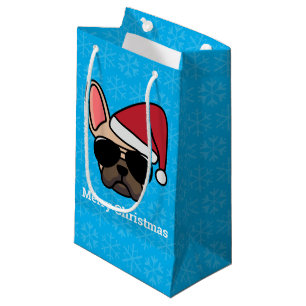 Kerstlicht Fawn French Bulldog Klein Cadeauzakje