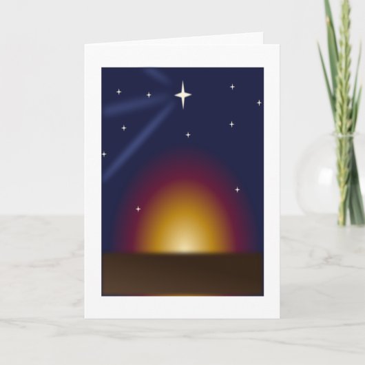 Kerstlicht Feestdagen Kaart (Voorkant)