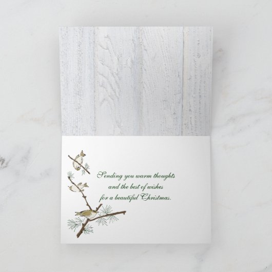 Kerstlicht Feestdagen Kaart (Binnen)