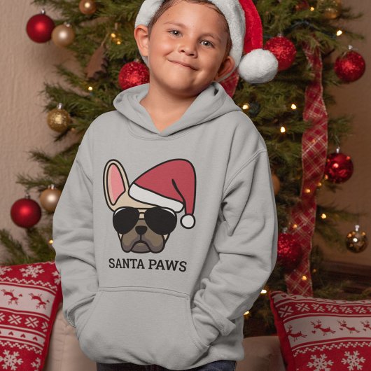 Kerstlicht Franse Bulldog Hoodie